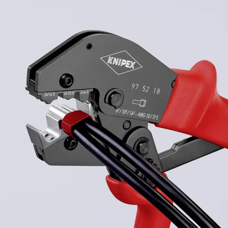 Lisovací kleště Knipex 97 52 18  - i pro obsluhu oběma rukama (K 97 52 18)