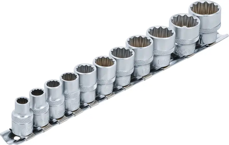 Nástrčné hlavice 3/8", 12ti BGS 9112 hranné, palcové, 11 dí (BGS109112)