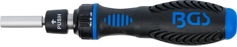 BGS109150 Ráčnový šroubovák na 1/4, přepínací (bez bitů) (BGS109150)
