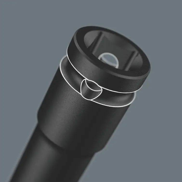 Wera 004834 Nástrčná hlavice 1/2" 17 mm typ 8790 C Impaktor Deep, dlouhá, rázová (W05004834001)