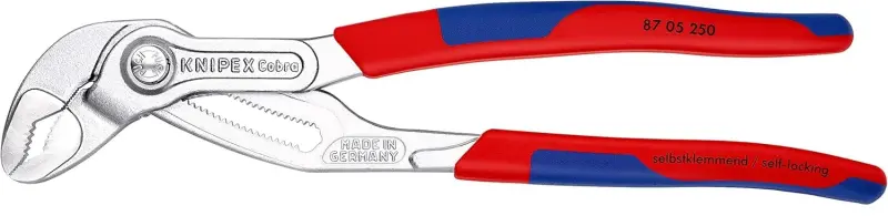 Kleště Knipex 87 05 250 trubkové "COBRA" chrom. (K 87 05 250)