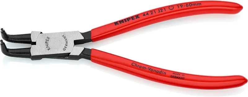 Kleště Knipex 44 21 J21 na pojistné vnitřní kroužky - zahnuté hroty (K 44 21 J21)