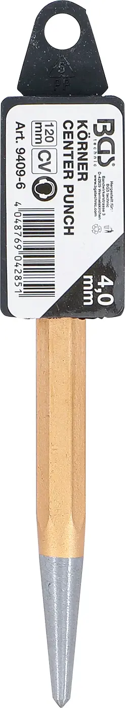 Důlčík 4 x 10 x 120 mm BGS109409-6 DIN 7250 (BGS109409-6)