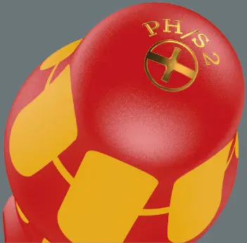 Wera 006381 Elektrikářský šroubovák Kraftform Plus PH/S 2x100 mm typ 162 i VDE (W05006381001)