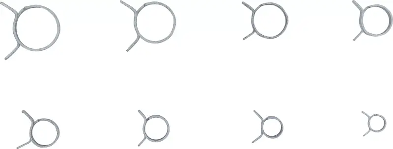 Sada hadicových spon z pružinové pásové oceli 80dí, BGS 9475 (BGS109475)