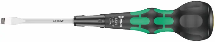 Wera 007900 Plochý šroubovák Kraftform Ball-Grip  typ 1834, dílenská čepel, 1 x 6 x 100 mm (W05007900001)