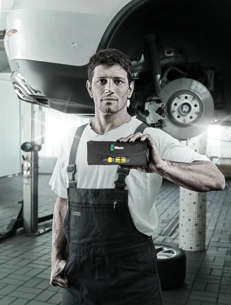 Wera 018111 Rázové šroubováky 1/4" Kraftform Plus 900 Imperial Set 1, palcové - 19 dílů (W05018111001)