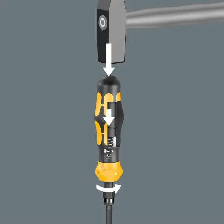 Wera 018111 Rázové šroubováky 1/4" Kraftform Plus 900 Imperial Set 1, palcové - 19 dílů (W05018111001)