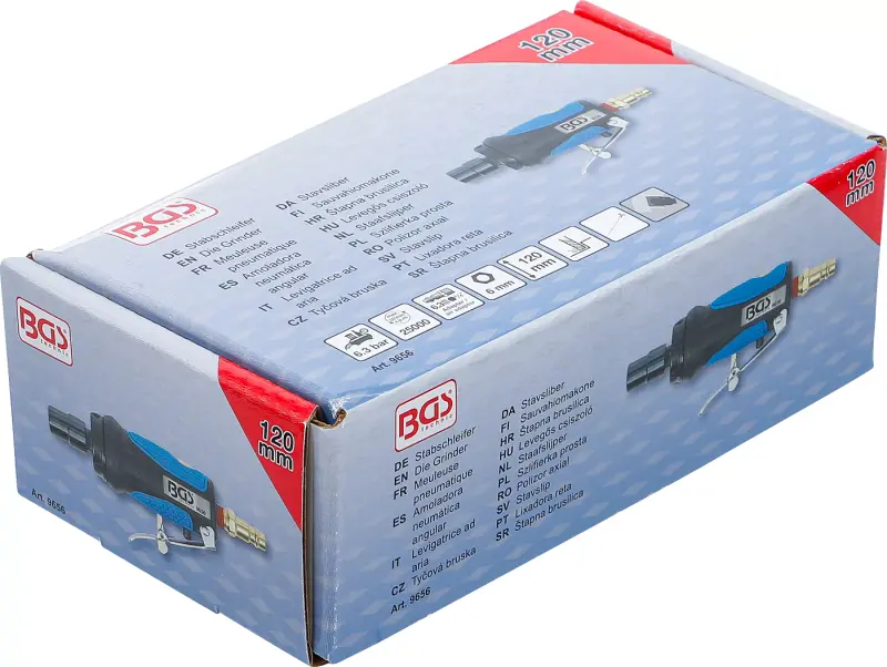 Tyčová bruska velmi krátká 120 mm, BGS 9656 (BGS109656)