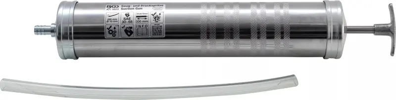 Olejová ruční pumpa 500 ml BGS109823 (sání a plnění oleje) (BGS109823)