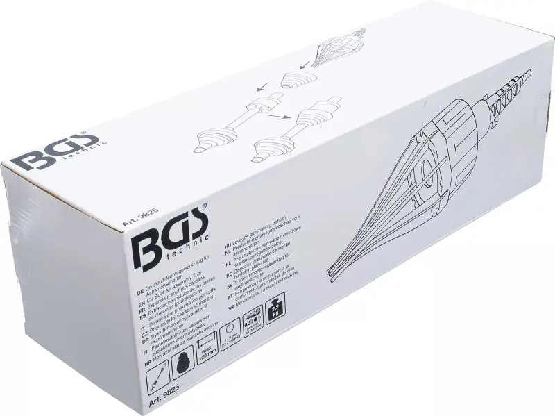 Pneumatický nasazovač manžet 20 ÷ 110 mm BGS109825 (BGS109825)