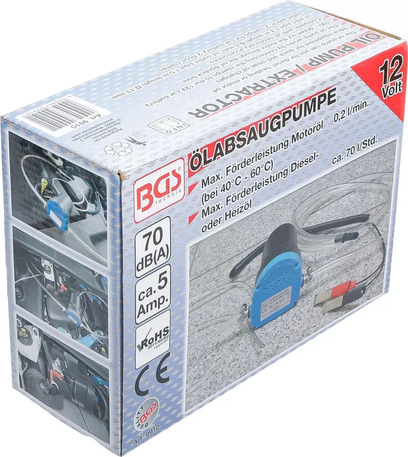 pumpa pro odsávání oleje 12 V (BGS109910)