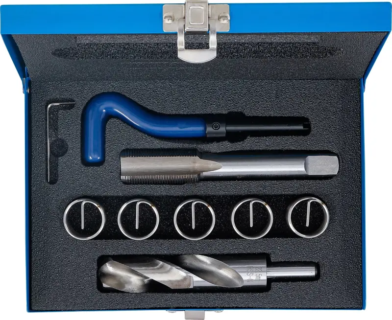 Vložkovací sada BGS1099439 pro opravu závitu M22 x 1,5 mm (9 dílů) (BGS1099439)