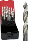 Stupňovité vrtáky HSS pr. 1 ÷ 13 mm s trojhrannou stopkou Format 7411651302 (Sada 25 dílů) (EDE11651302)