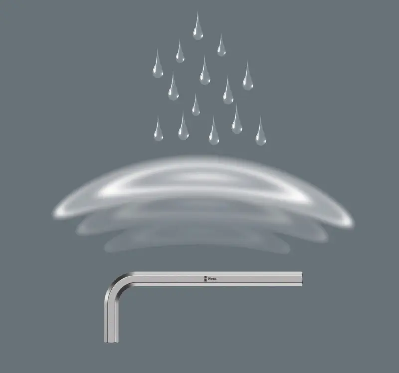 Wera 021045 Zástrčný klíč Hex 6 mm typ 950, chromováno (W05021045001)