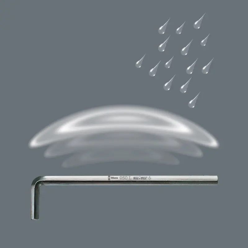 Wera 021600 Zástrčný klíč Hex 1,5 mm typ 950 L, chromováno, extra dlouhý (W05021600001)