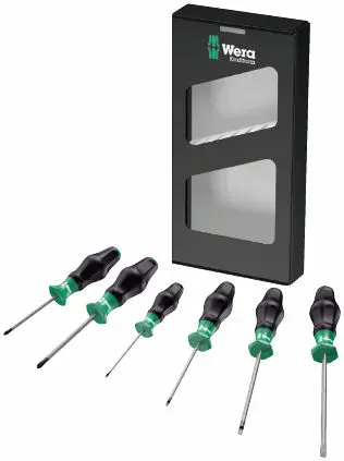 Wera 031554 Sada šroubováků 1367/6 TORX® Kraftform® Comfort (6 dílů) (W05031554001)