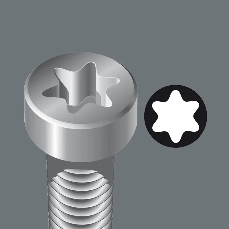 Wera 031554 Sada šroubováků 1367/6 TORX® Kraftform® Comfort (6 dílů) (W05031554001)
