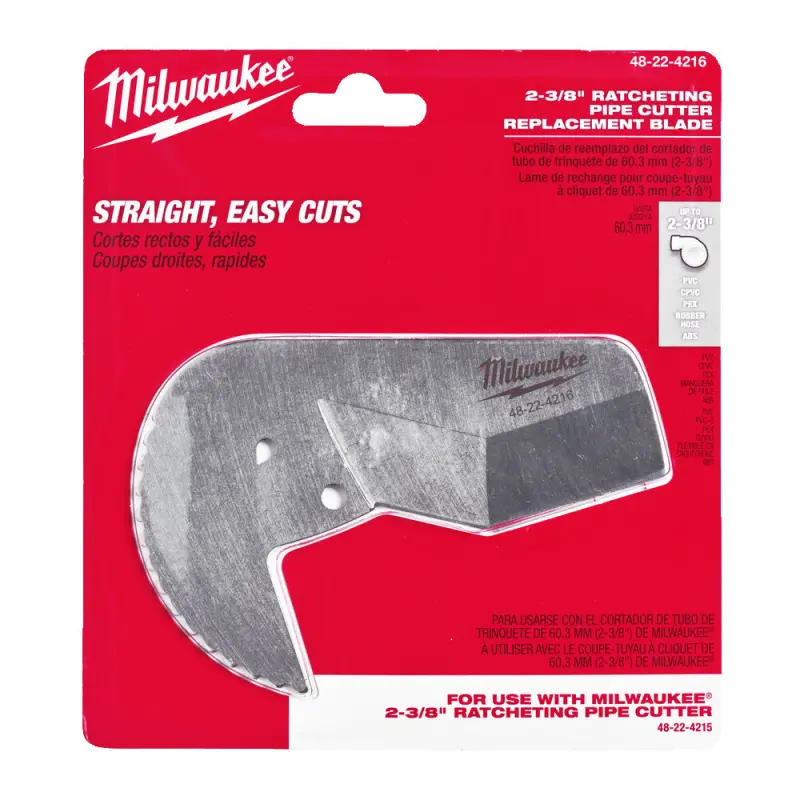 Náhradní nože Milwaukee 48224216 pro ráčnové nůžky na PVC 60 mm (MI48224216)