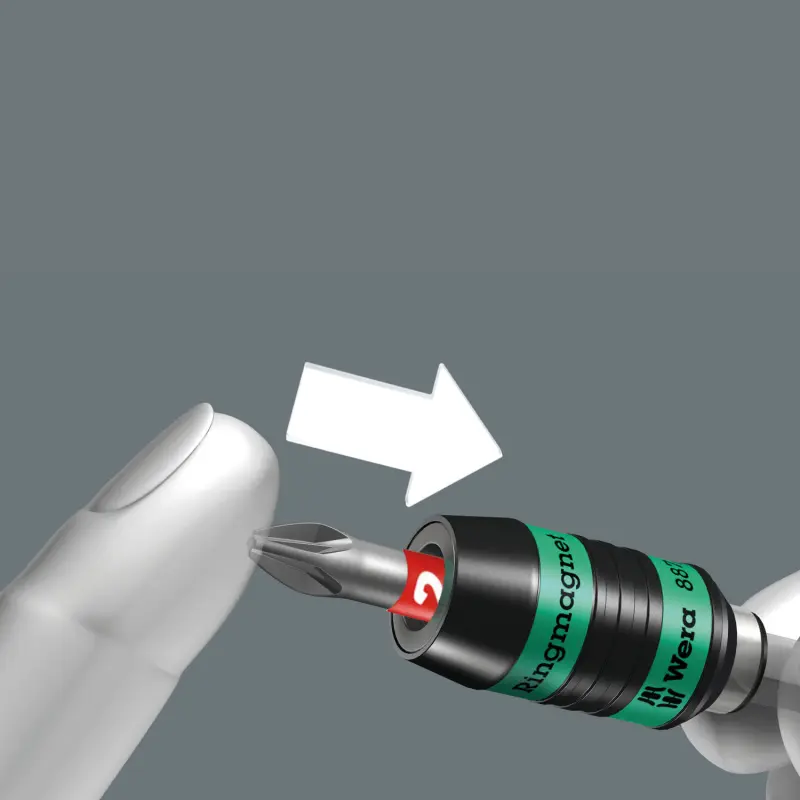 Wera 052490 Univerzální držák 887/4 RR Rapidaptor s kruhovým magnetem (W05052490001)