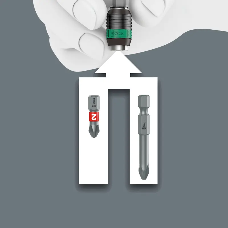 Wera 057122 Bity 1/4" HEX Bit-Safe 61 Universal 1 (Sada 61 dílů) (W05057122001)