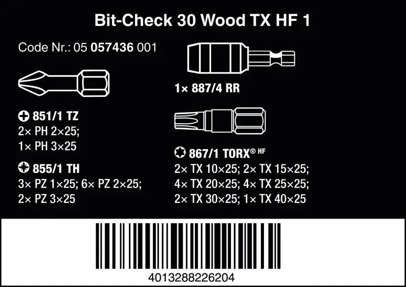 128834-057435-eti-bit-check-30-wood-tx-hf-1-etikett