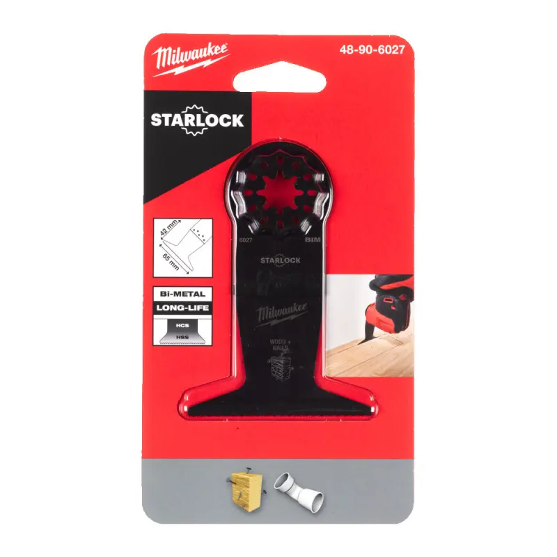 Široký nůž na ponorné řezání do dřeva s hřeby 65x4 (MI48906027)