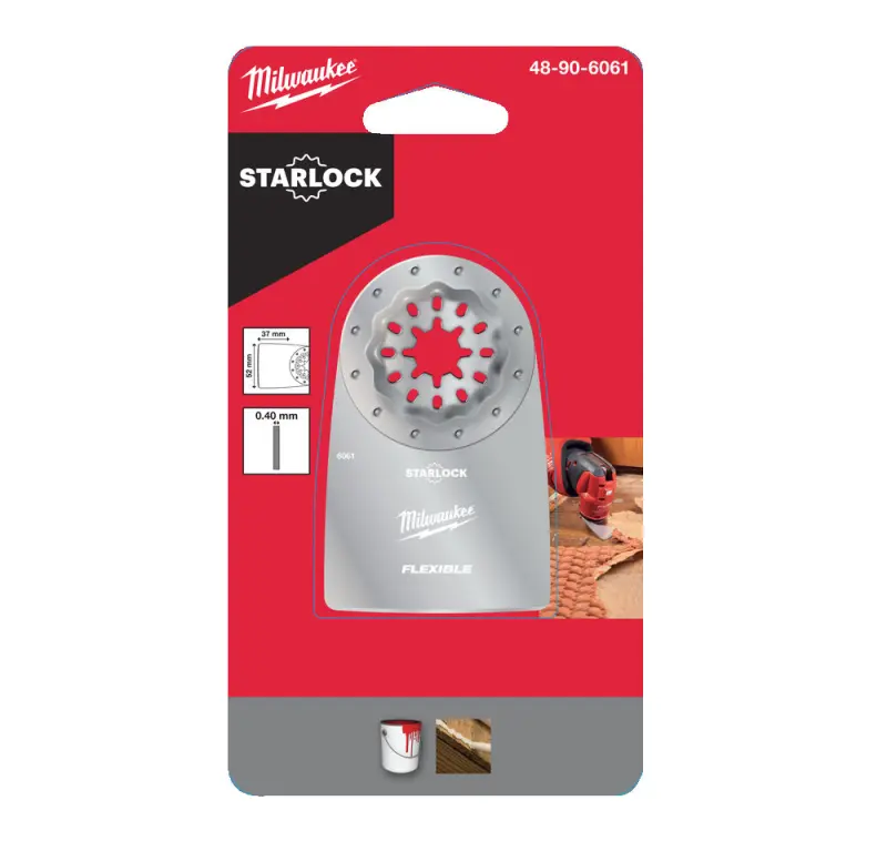 Ohebná škrabka Milwaukee 52x37 mm k odstranění měkkých materiálů (MI48906061)