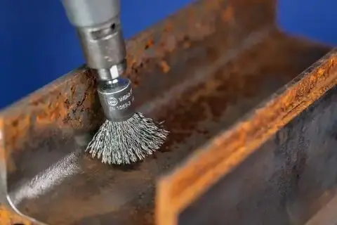 Štětcový kartáč se stopkou Pferd PBU 2022/6 ST 0,50, zvlněný drát (PF4007220045220)