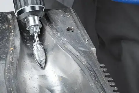 Stopková fréza z tvrdokovu Pferd B 1635/6 Z3 PLUS - plaménkový tvar B (PF4007220046142)