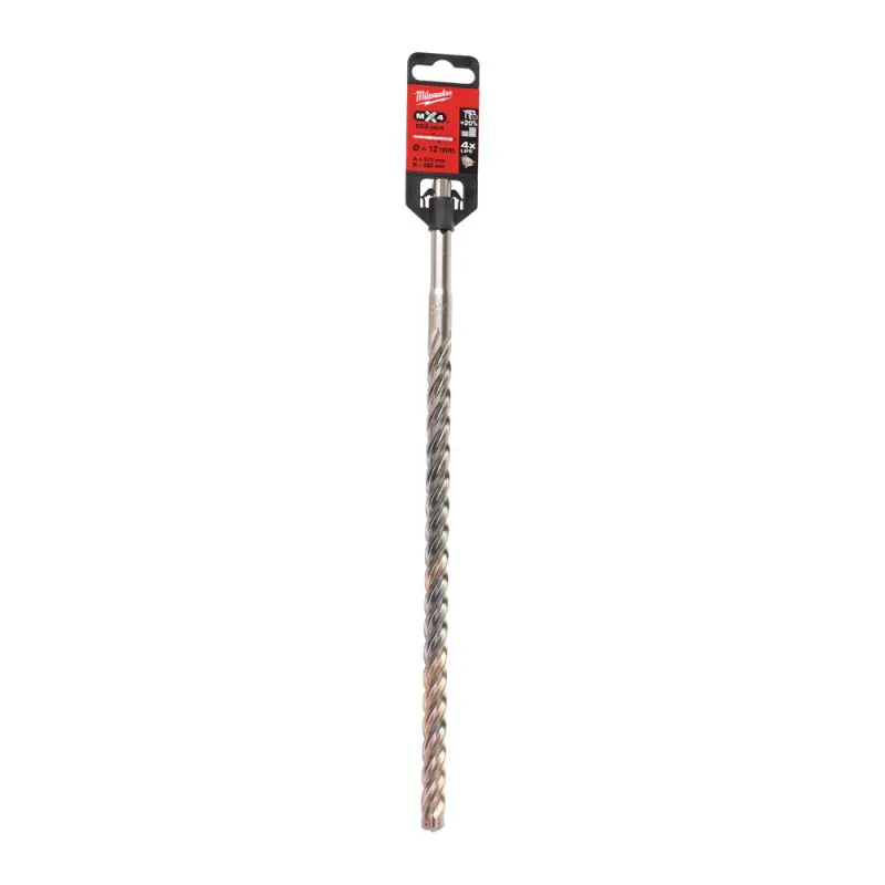 Vrták SDS-Plus MX4 čtyřbřitý pr. 12 x 250 x 310 mm Milwaukee 4932352034 (MI4932352034)