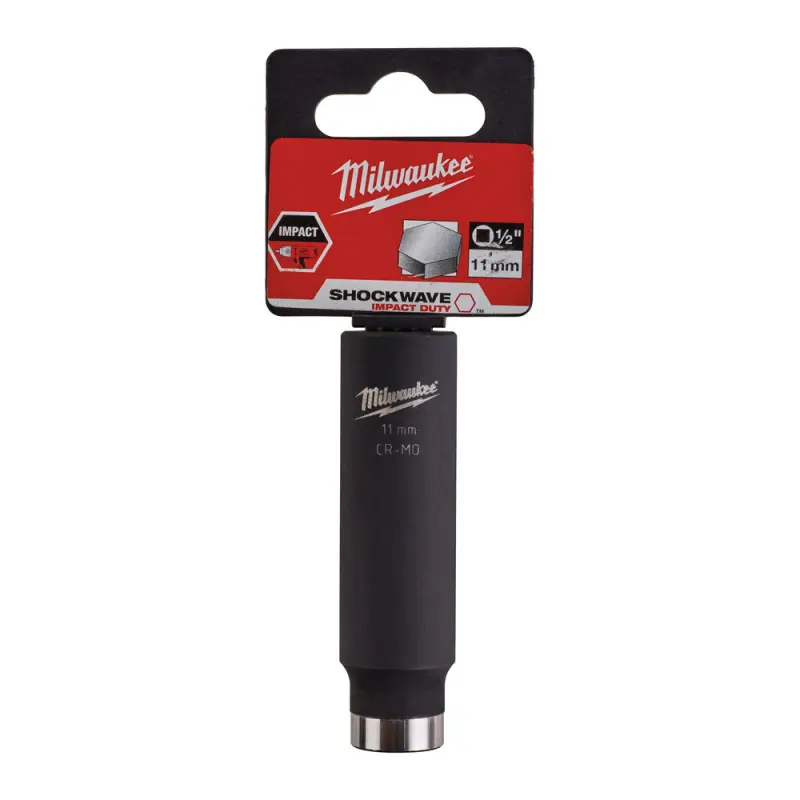 Nástrčná hlavice 1/2" Milwaukee Shockwave™ Impact Duty 11 mm, prodloužená, rázová (MI4932352849)