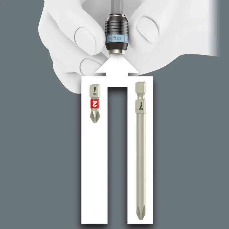 Wera 071110 Nerezové bity 1/4" Bit Check® 10 Stainless 1 (Sada 10 dílů) (W05071110001)