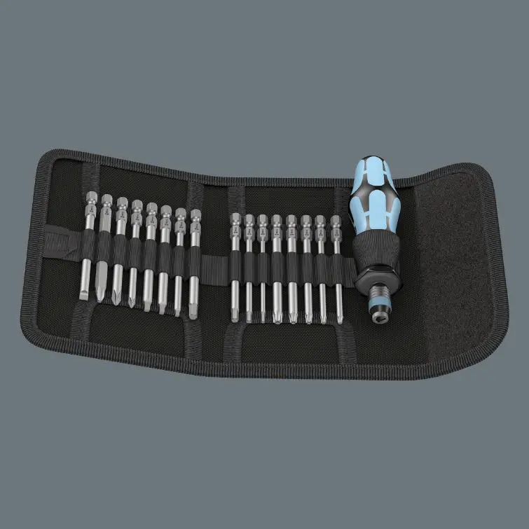 Wera 071116 Šroubováky Kraftform Kompakt 60 Stainless (Sada 17 dílů) (W05071116001)