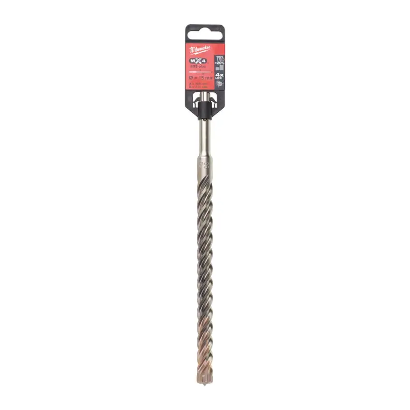 Čtyřbřitý vrták Milwaukee 4932352952 MX4 pr. 15 x 200 x 260 mm, SDS-Plus (MI4932352952)