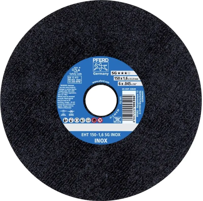 Rozbrušovací kotouč Pferd EHT 150-1,6 SG INOX (PF4007220095904)
