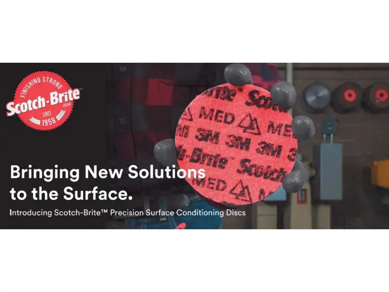 Rounový kotouč 3M Scotch-Brite™ PN-DH CRS pr. 125 x 22 mm se suchým zipem (CER) (3M7100274227)