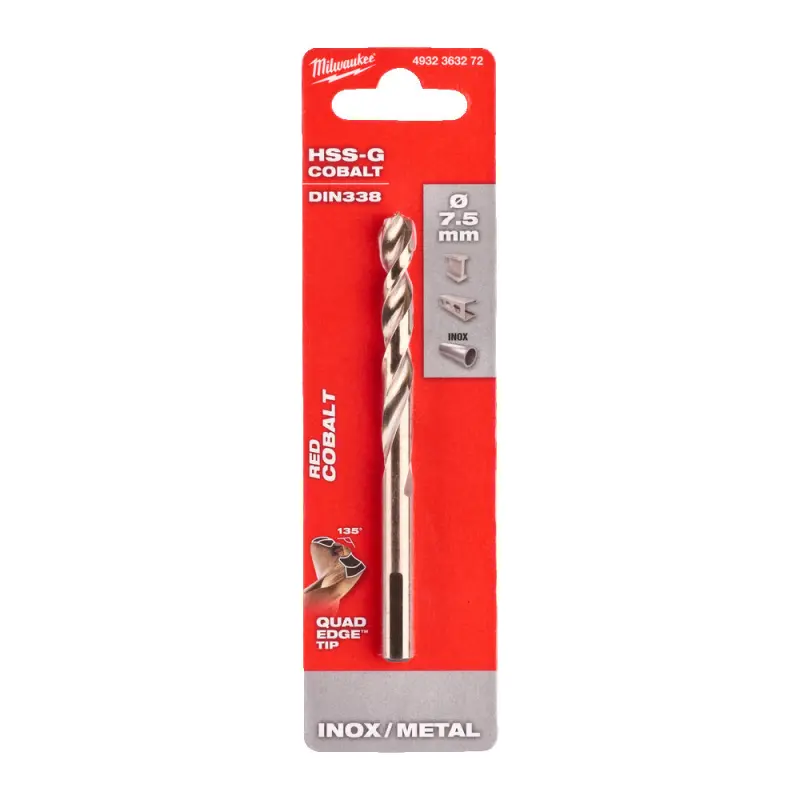 Vrták do kovu HSS-G Milwaukee 4932363272 pr. 7,5 mm (MI4932363272)