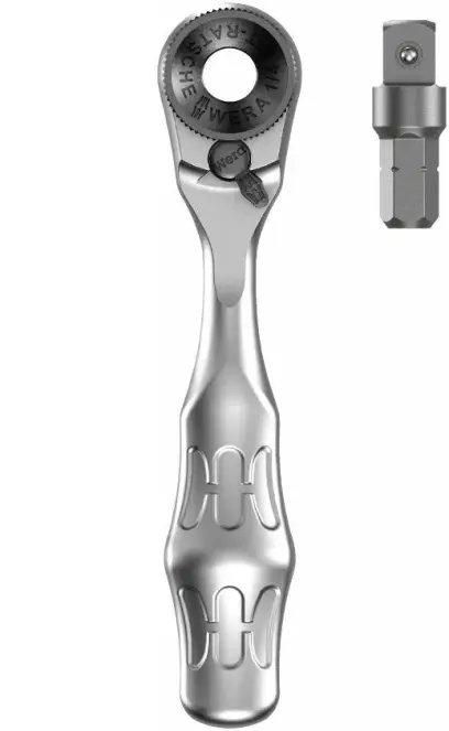 Wera 073230 Ráčna Zyklop 8001 A Mini 1 s upínáním 1/4