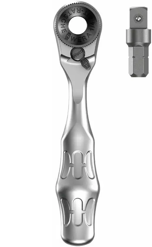 Wera 073230 Ráčna Zyklop 8001 A Mini 1 s upínáním 1/4