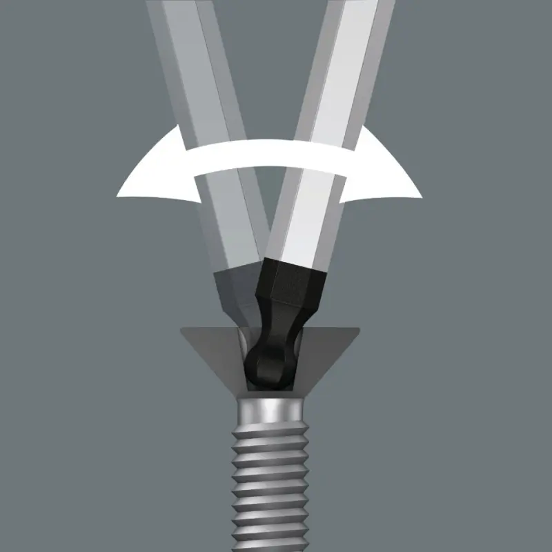 Wera 073544 Zástrčné klíče inbus 3950/9 Hex-Plus Stainless 1 SB, nerezové (Sada 9 dílů) (W05073544001)