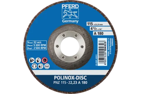 Brusný kotouč POLINOX Pferd PNZ 115-22,23 A 180 (PF4007220104323)