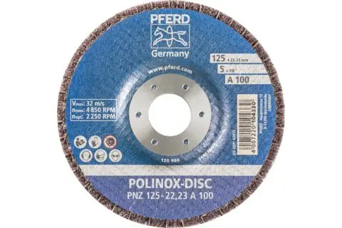 Brusný kotouč POLINOX Pferd PNZ 125-22,23 A 100 (PF4007220104330)
