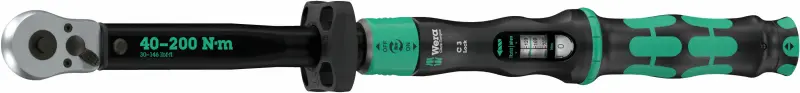 Wera 075692 Momentový klíč Wera Click-Torque Lock C 3 s přepínací ráčnou 1/2" (40 ÷ 200 Nm) (W05075692001)