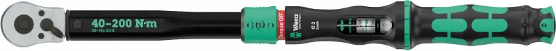 Wera 075692 Momentový klíč Wera Click-Torque Lock C 3 s přepínací ráčnou 1/2" (40 ÷ 200 Nm) (W05075692001)