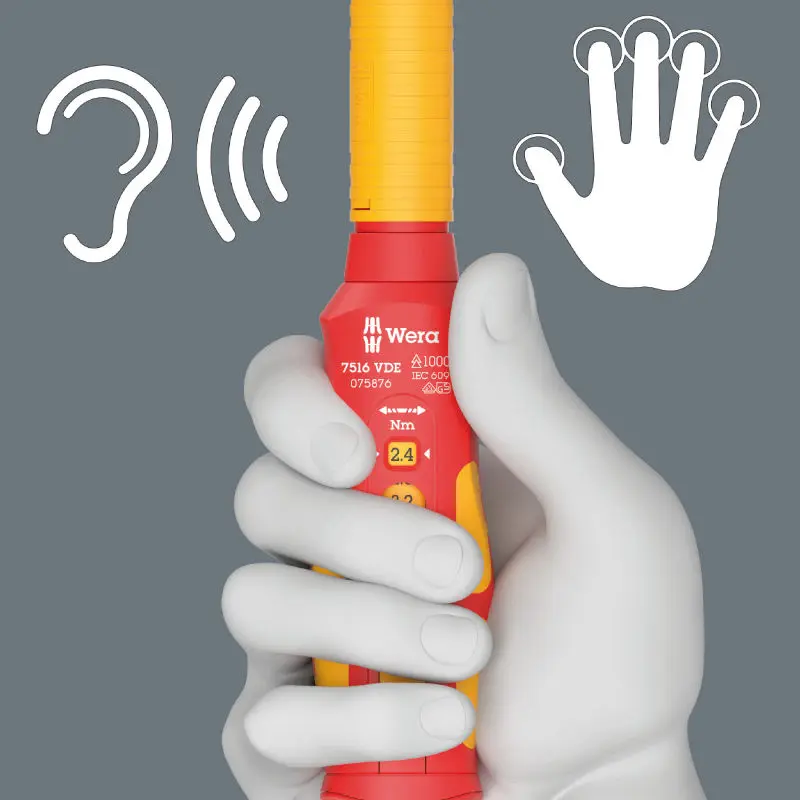 Wera 075876 Momentový šroubovák Kraftform Safe-Torque Speed 2,4 ÷ 4,0 Nm 7516 VDE (W05075876001)