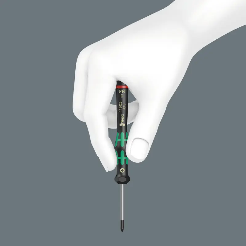 Wera 118152 Šroubováky Kraftform Micro 2035/6 B pro elektroniku (Sada 6 ks a stojánek) (W05118152001)