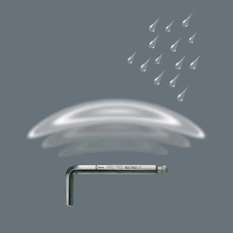 Wera 133155 Zástrčný klíč šestihran 5 mm typ 950 PKS, chromovaný, krátký (W05133155001)