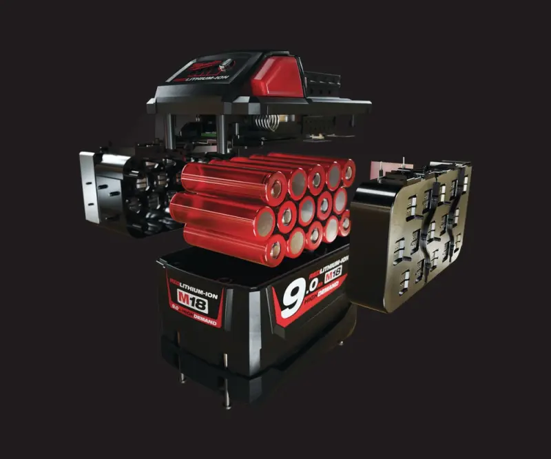Akumulátor Milwaukee M18 B9 (18 V / 9,0 Ah), REDLITHIUM, 4932451245