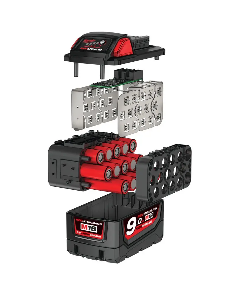 Akumulátor Milwaukee M18 B9 (18 V / 9,0 Ah), REDLITHIUM, 4932451245